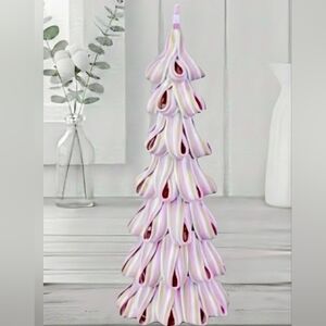 NEW Peppermint Striped Ribbon Candy Christmas Tree
